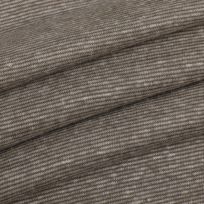 28 Ne Linen + 32s এক্রাইলিক স্ট্রাইপ একক জার্সি